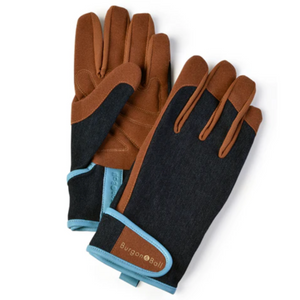 Burgon & Ball - Dig The Glove DENIM - Men's Gardening Gloves | www.justgardening.com