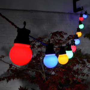 NOMA 20 White Connectable Festoon Lights | www.justgardening.com