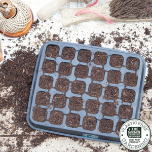 Natural Rubber Seed Tray - 30 Cell | www.justgardening.com