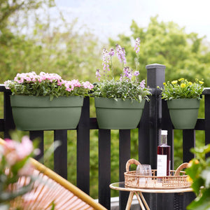 Elho Vibia Campana Easy Hanger  Collection - Pistachio Green  | www.justgardening.com