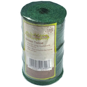 Jute Garden Twine (Green) - Length 150m | www.JustGardening.com