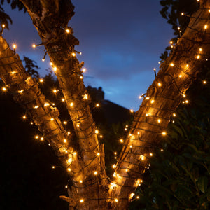 NOMA 'Fit & Forget' 100 Battery Operated LED String Lights - Warm White | www.JustGardening.com