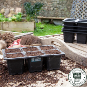 Natural Rubber Seed Tray - 6 Cell Extra Large | www.justgardening.com