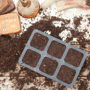 Natural Rubber Seed Tray - 6 Cell Extra Large | www.justgardening.com