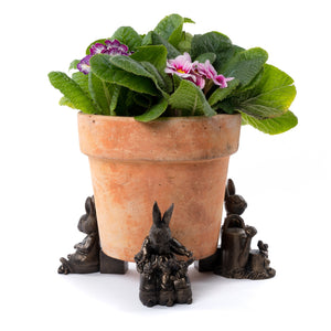 Beatrix Potter - Peter Rabbit Plant Pot Feet - Set of 3 | www.justgardening.com