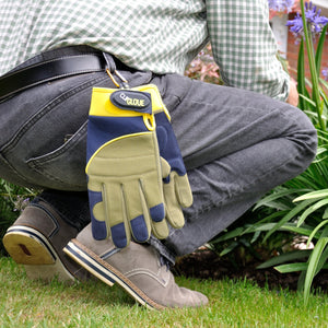 Clip Glove Shock Absorber Men's Gardening Gloves - Heavy Duty | www.justgardening.com