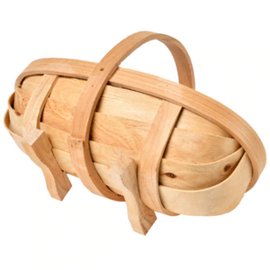 Burgon & Ball Traditional Wooden Trug - Medium | www.justgardening.com