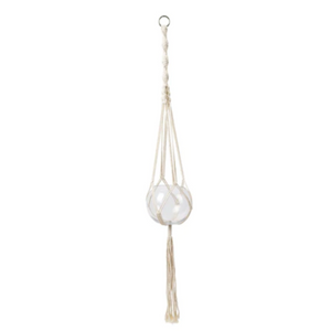 Burgon & Ball Macrame Plant Pot Hanger - Monterey | www.justgardening.com