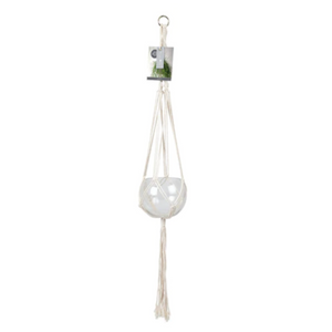 Burgon & Ball Macrame Plant Pot Hanger - Monterey | www.justgardening.com