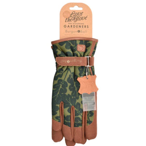 Burgon & Ball - Love The Glove OAK LEAF - Ladies Gardening Gloves | www.justgardening.com