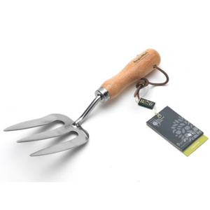Burgon & Ball Stainless Hand Fork - RHS Endorsed | www.justgardening.com