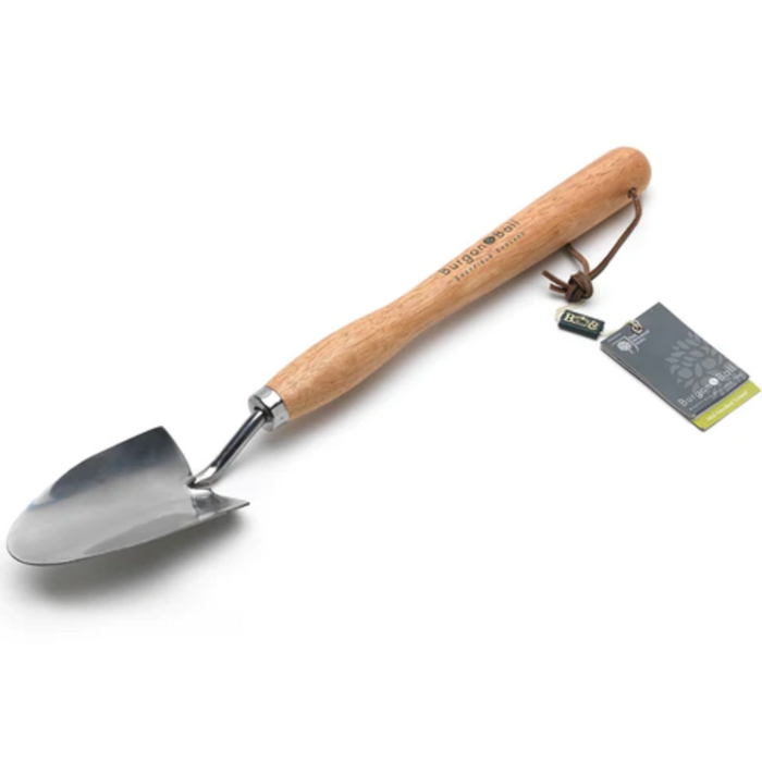 Burgon & Ball Stainless Mid Handled Trowel - RHS Endorsed