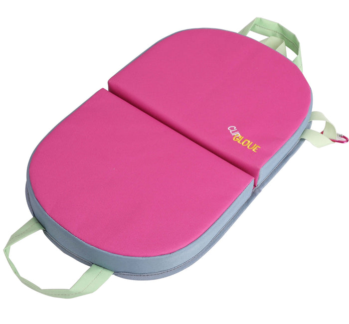 Clip Glove - Folding Garden Kneeler - Pink / Blue