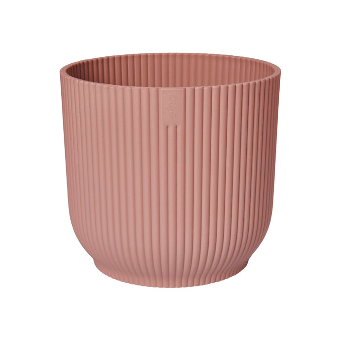 Elho Vibes Fold Round Indoor Flower Pot (14cm) - Delicate Pink