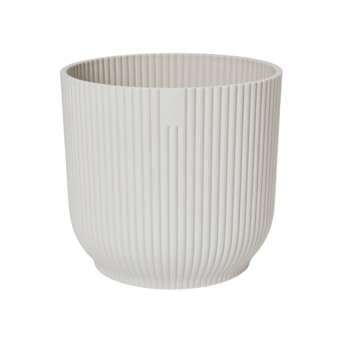 Elho Vibes Fold Round Indoor Flower Pot (14cm) - Silky White
